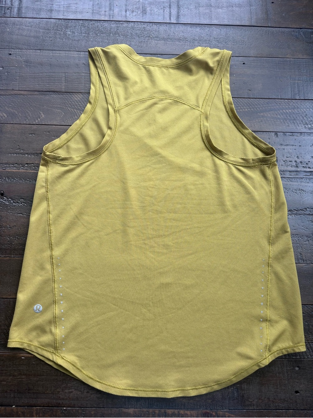 lululemon athletica Yellow Racerback Performance Tank sz4